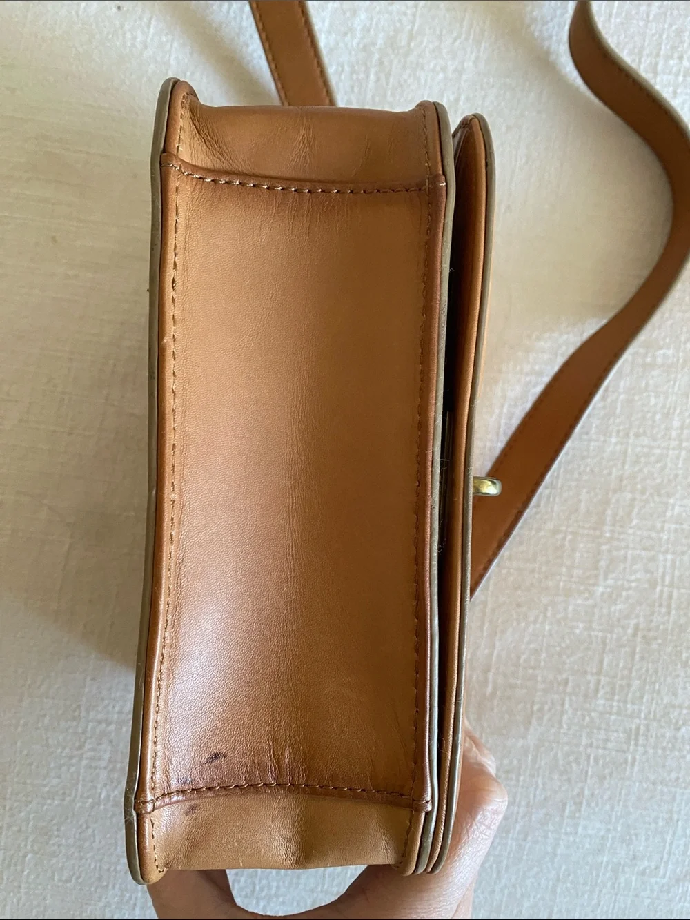 Vintage 90’s Leather J Crew Bag